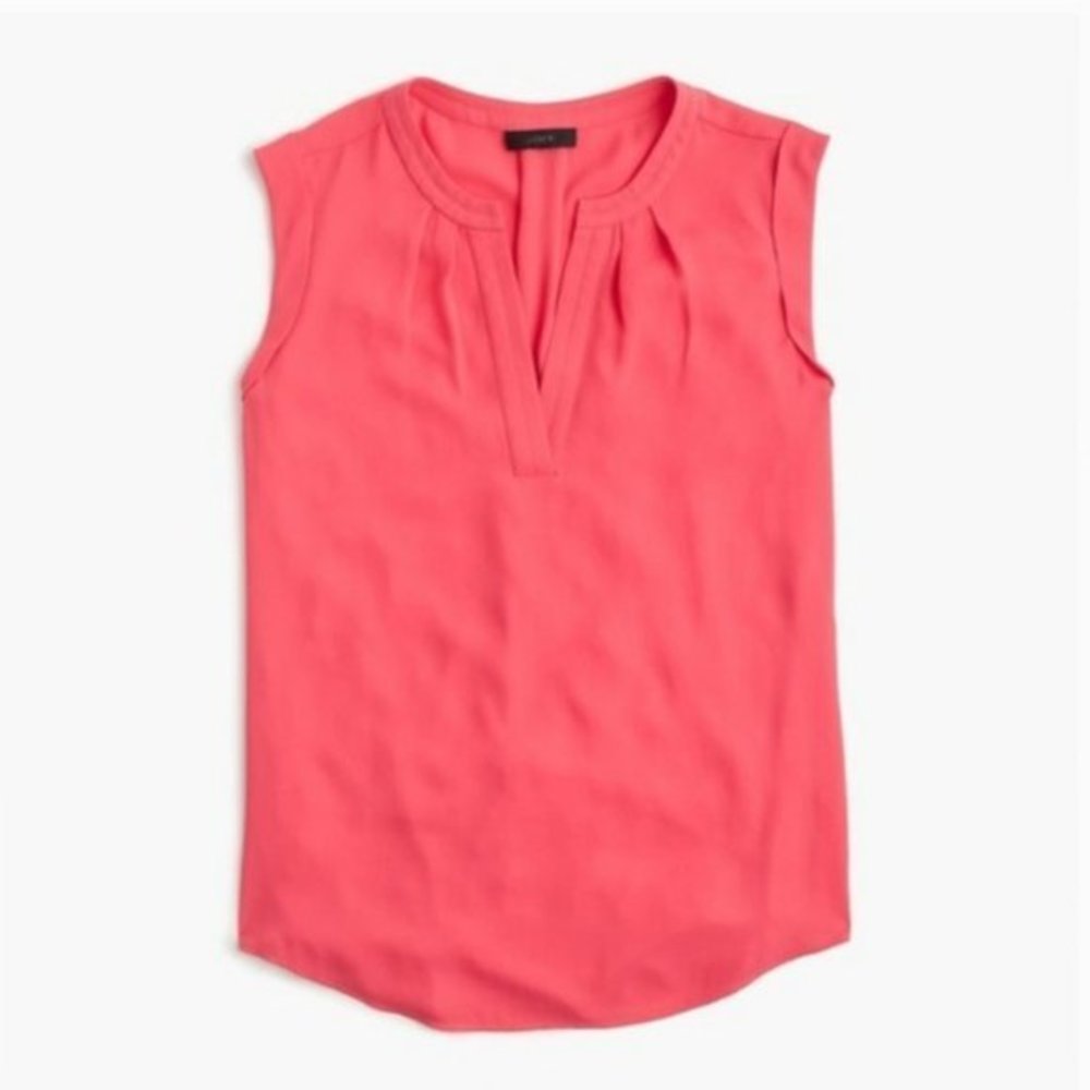 J.CREW Cuffed Sleeve Top Pink 4
